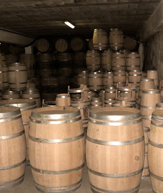 Fût traditionnel en chêne, châtaignier ou acacia – chauffe moyenne