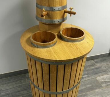 Location fontaine apéro bois pour mariage et réception